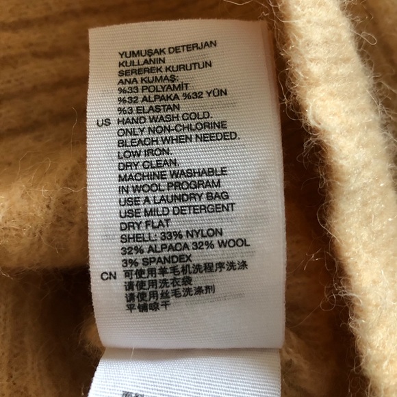 & Other Stories mock neck alpaca wool sweater XS - Picture 5 of 5